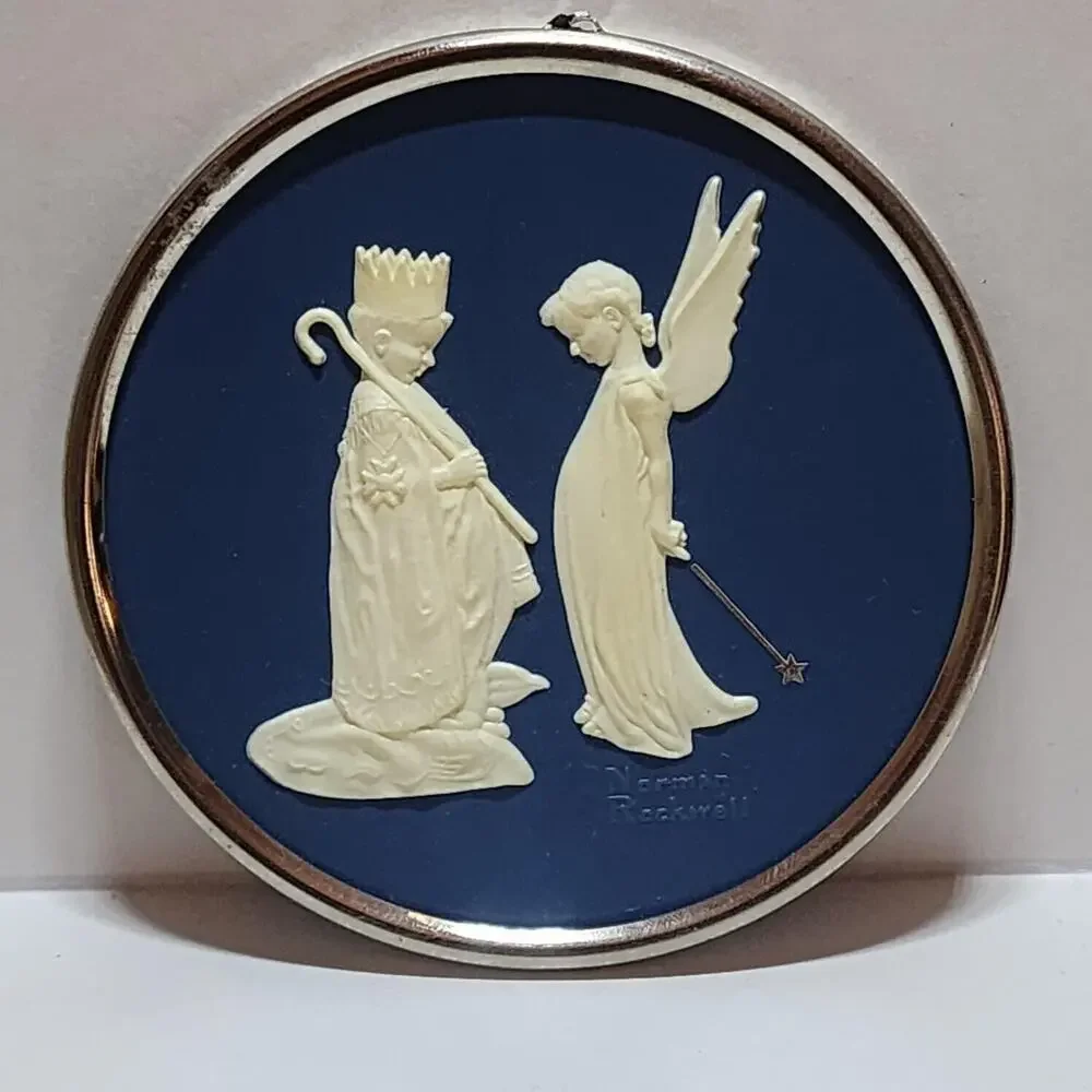 Vintage 1983 Norman Rockwell 4th In Series Dress Rehearsal Christmas Ornament 🎄